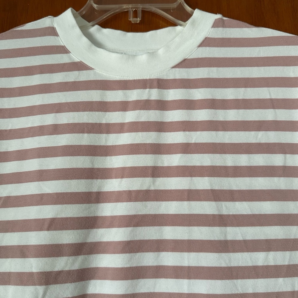 Nordstrom Pink and White Striped Top - Picture 2 of 4